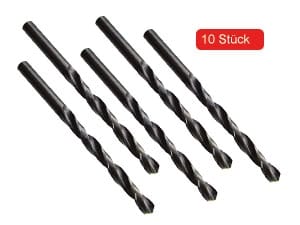 DAYTOOLS HSS-Spiralbohrer, Ø 1,00 mm, 10 Stück