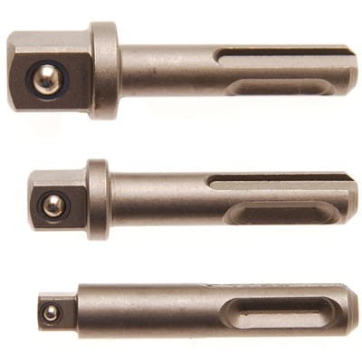BGS TECHNIC Steckschlüssel-Adaptersatz, SDS plus kompatibel