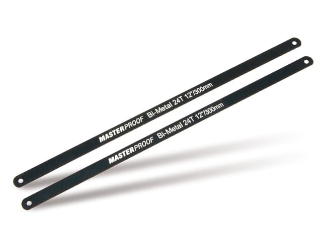 MASTERPROOF Bi-Metall Ersatz-Sägeblätter 24T, 300 mm, 2 Stück