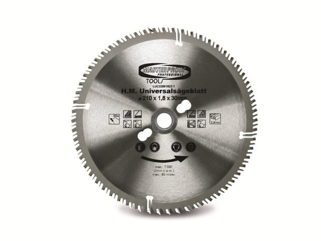MASTERPROOF Universal-Sägeblatt, 210 mm, 60 Zähne