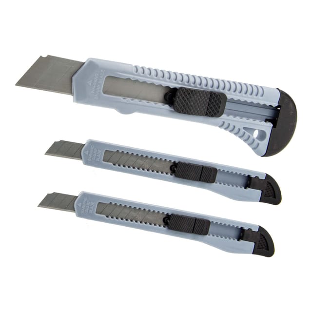 EUROTOOLS Universal-Messer Set, 3 Stück