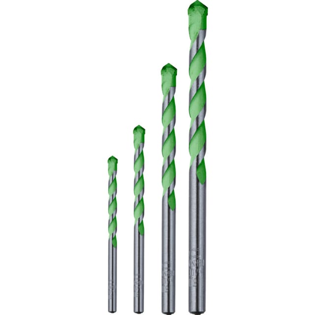 KWB Granitbohrer-Set, 52800, 5 - 10 mm, 4-teilig