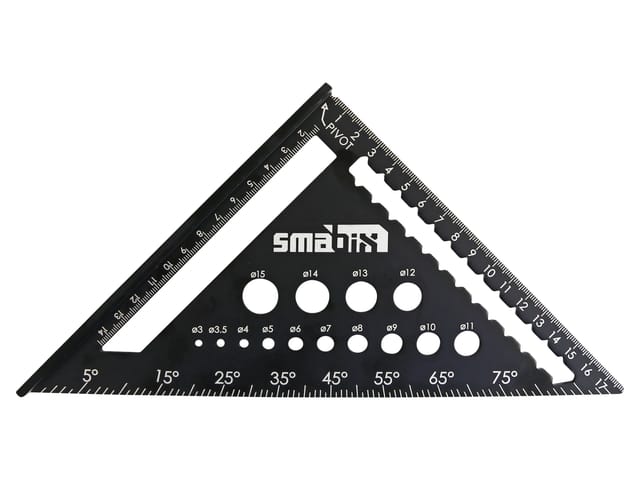 SMABIX Zimmermannswinkel, schwarz eloxiert