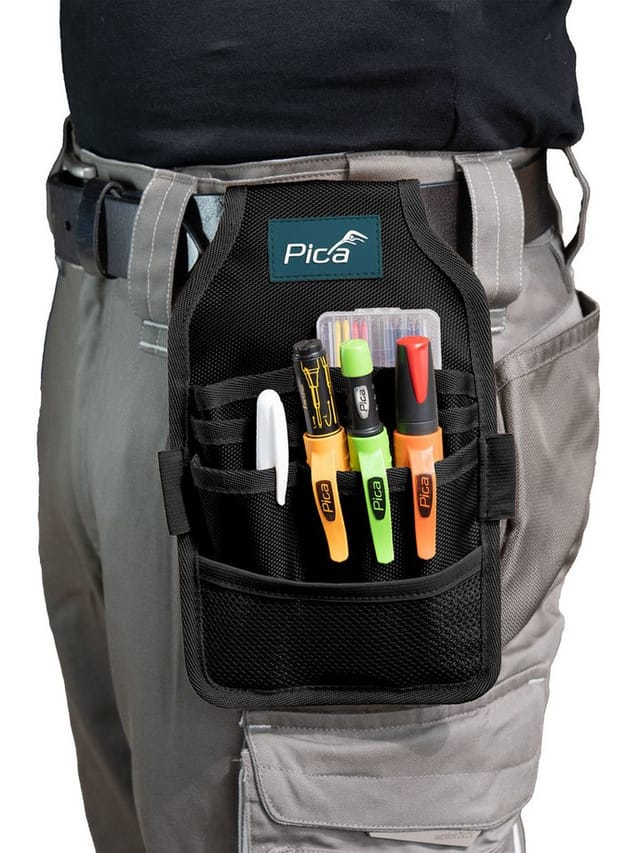 PICA MASTER-BELT, Gürteltasche mit Tieflochmarker & Permanentmarker