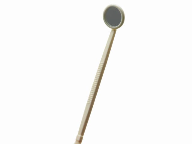 Spiegel, gebogen, Ø 24 mm, mit Spatel