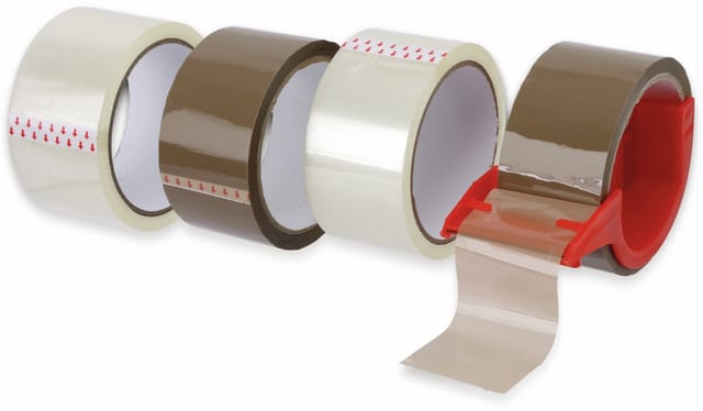 KINZO Klebeband 4er-Set mit Spender