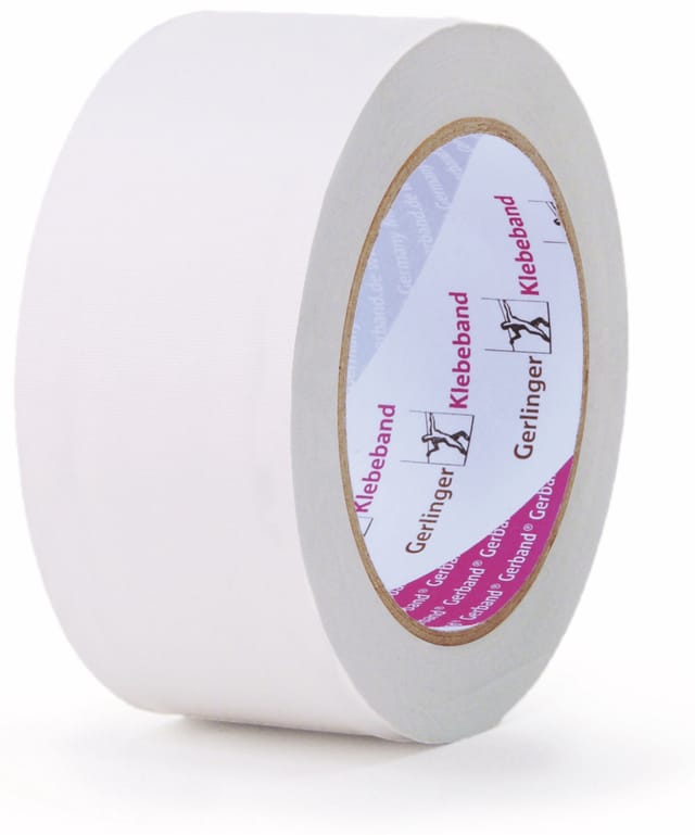 GERBAND PVC-Klebeband 566, 30 mm, 33 m, weiß, beschreibbar