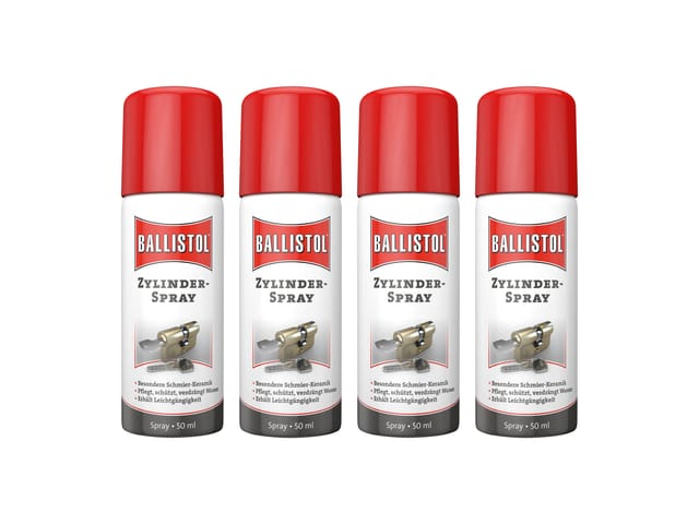 BALLISTOL Zylinderspray, 50 ml, 4 Stück