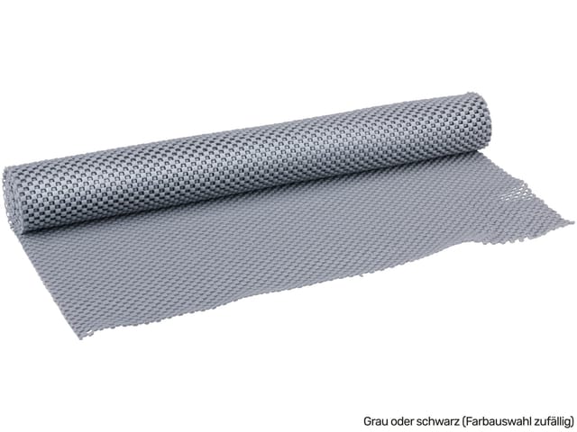 BLACK & DECKER Anti-Rutschmatte, 45x125cm, schwarz/grau