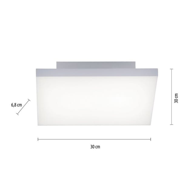 PAUL NEUHAUS LED-Deckenleuchte 8490-16 weiß, 17 W, 2200 lm, CCT