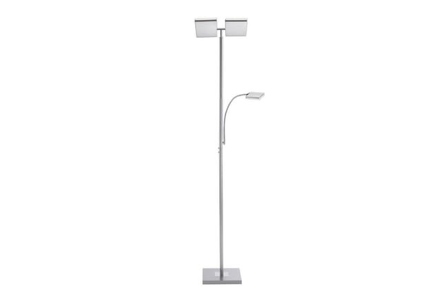 JUST LIGHT LED-Stehleuchte 11725-55 stahl, 25 W, 2900 lm, 3000 K