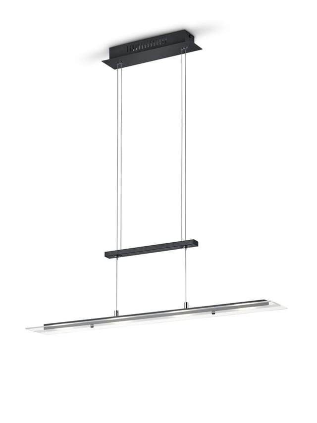 REALITY LED-Pendelleuchte Milos R32004132 schwarz, 20 W, 2200 lm, 3000 K
