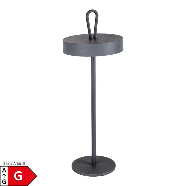 NÄVE LED-Tischleuchte 5315316, 3W, 250lm, 3000K, Akku, magnetisch, grau
