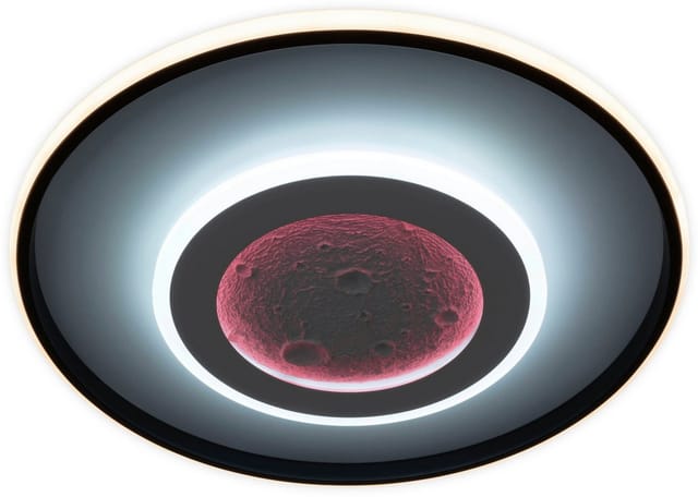 NÄVE LED-Deckenleuchte 1408377, 33W, 1800lm, CCT, weiß/schwarz, 50cm