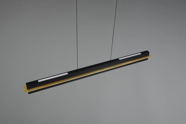 TRIO LED-Pendelleuchte EMERSON 346710180, 22 W, 2500 lm, schwarz
