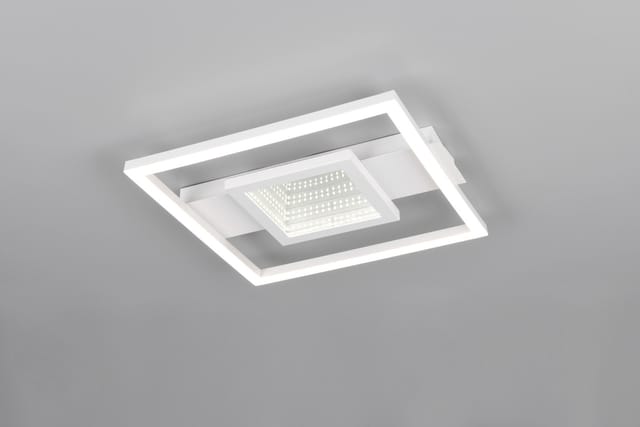 REALITY LED-Deckenleuchte WHEELER, R64801931, 16W, 2000lm, 4000K, weiß