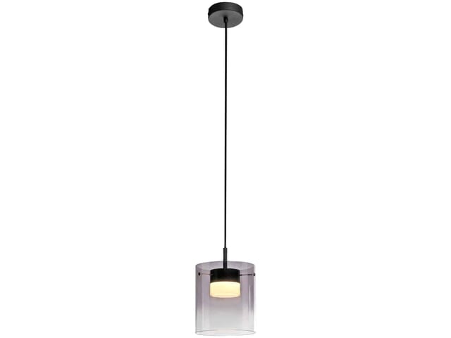 JUST LIGHT LED-Pendelleuchte 14042-18, 7,5W, 800lm, 3000K, schwarz