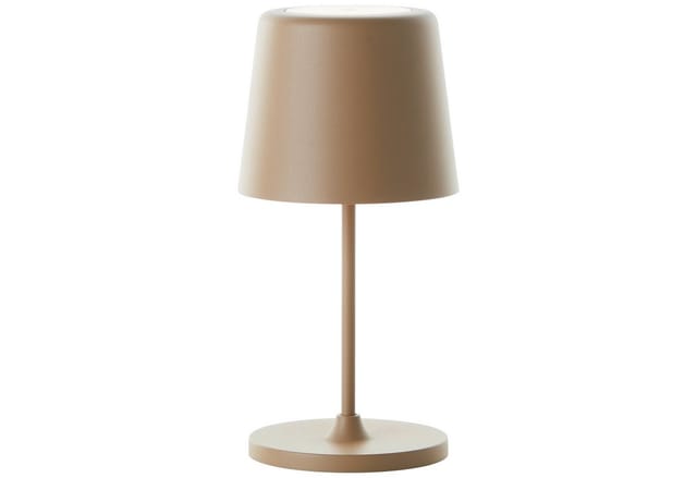 BRILLIANT LED-Akku-Tischleuchte Kaami, 2 W, 310 lm, 3000 K, cappuccino, 2er Set