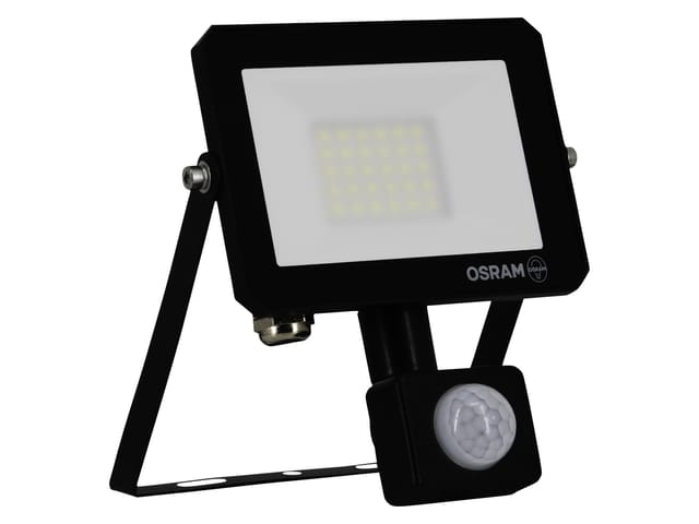 OSRAM LED-Fluter mit Sensor, 20W, 1800lm, 4000K, 105°, IP65, neutralweiß