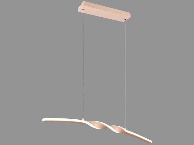 REALITY LED-Pendelleuchte Ginko R35791166, 18W, 1980lm, 3000K, warmweiß, IP20, sand