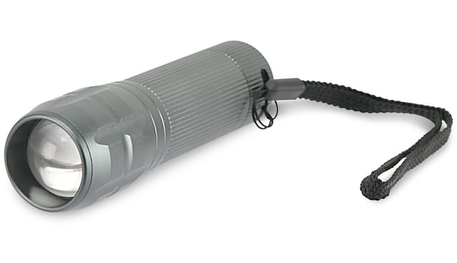 LED-Taschenlampe, Alu, 5 W OSRAM LED, 4xMicro