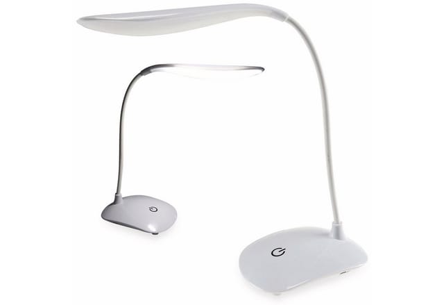 CHILITEC LED-Schreibtischleuchte 23107, mit Touch-Schalter, 6000K, weiß