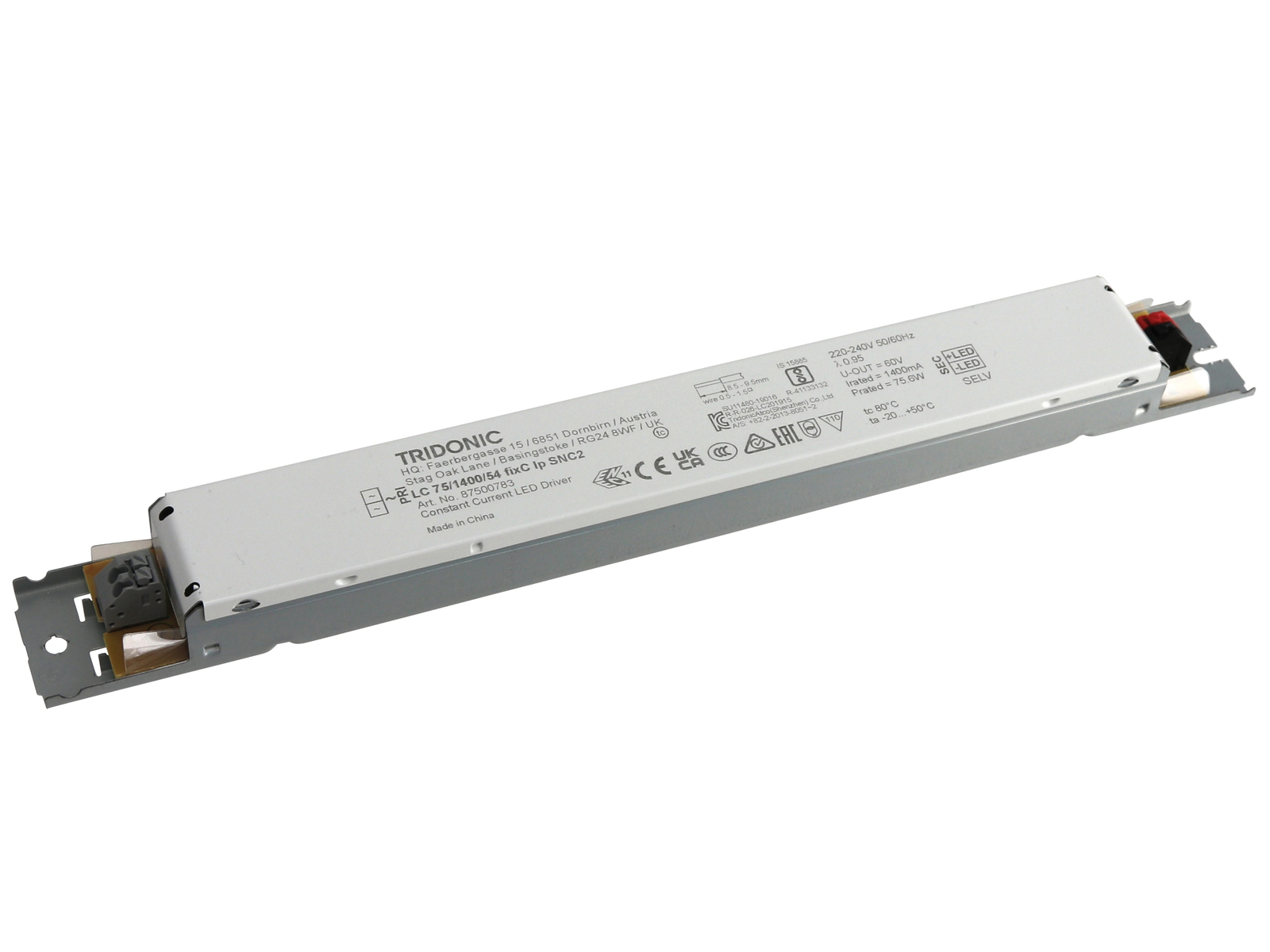TRIDONIC LED-Schaltnetzteil 87500783, 75,6 W