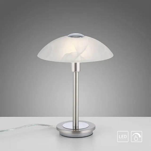 PAUL NEUHAUS LED-Tischleuchte 4026-55 stahl, G9, 2,6 W, 265 lm, 3000 K
