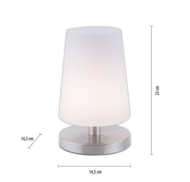 PAUL NEUHAUS LED-Tischleuchte 4146-55 stahl, G9, 3 W, 235 lm, 3000 K