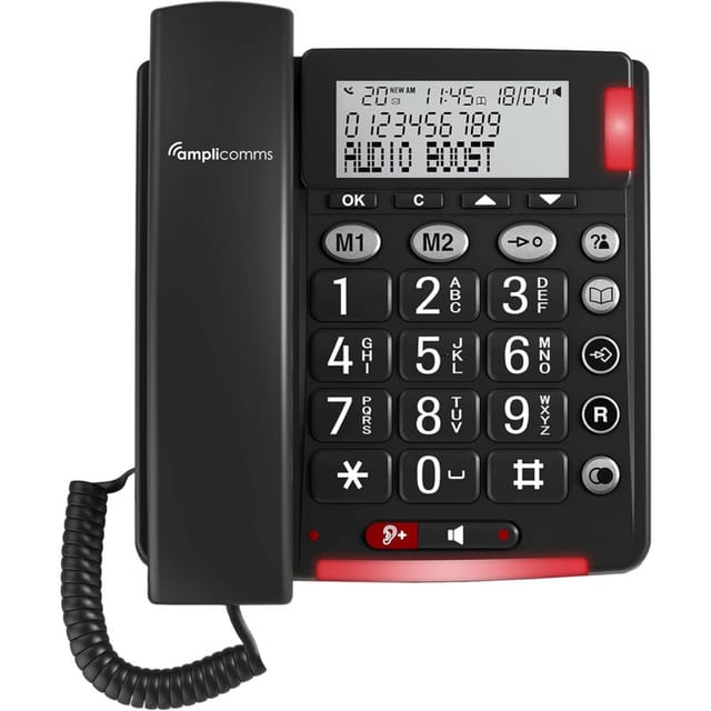 AMPLICOMMS Telefon schnurgebunden BIGTEL 48 Plus