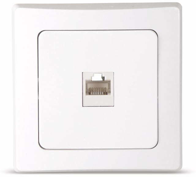 DELPHI RJ45-Steckdose, CAT.5e, weiß