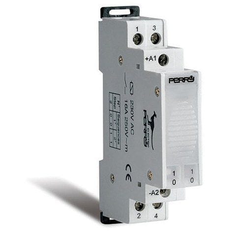PERRY Stromstoss-Schalter 1RI0212AC/M, 12 V~, 2 Kontakte