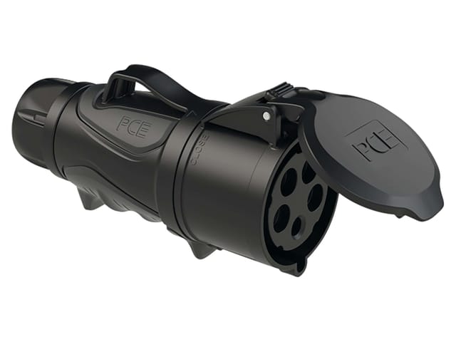 PCE CEE-Kupplung GRIP Midnight, 16 A, 5-polig