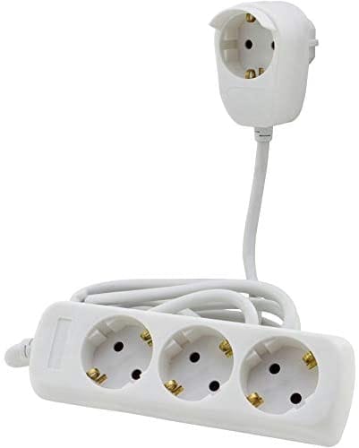 REV Steckdosenleiste Powersplit, 3-fach, 2 m, weiß