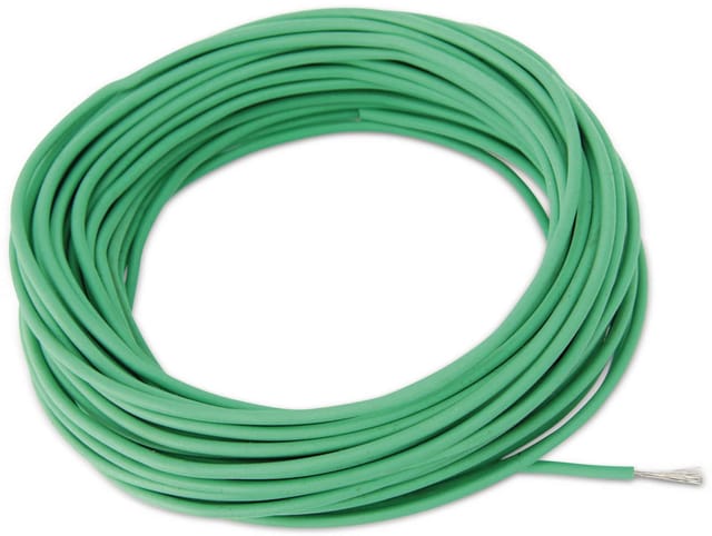 RAUTRONIC Silikon-Litze, 0,5 mm², grün, 10 m