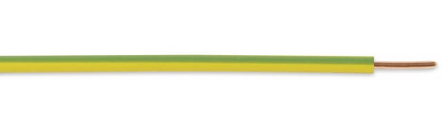 Installationsdraht H07V-U, 1,5 mm², 100 m, grün/gelb