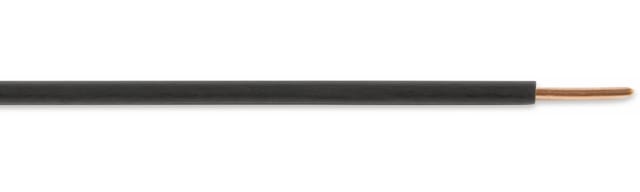 Installationsdraht H07V-U, 1,5 mm², 100 m, schwarz