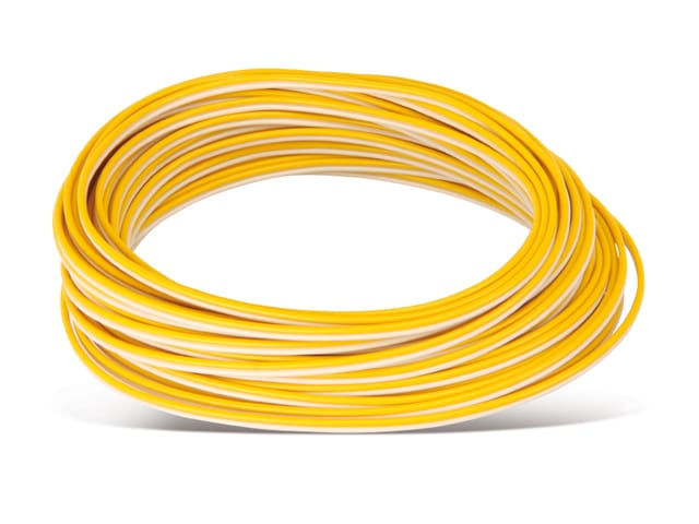 RAUTRONIC Zwillingslitze, 2x 0,14 mm², gelb/weiß, 10 m