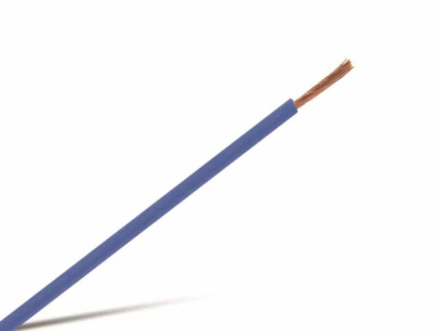 RAUTRONIC Litze H07V-K 6 mm², 10 m, blau
