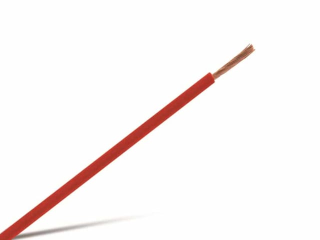 RAUTRONIC Litze H07V-K 6 mm², 10 m, rot