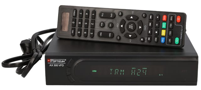RED OPTICUM DVB-S2 HDTV-Receiver AX 300 VFD
