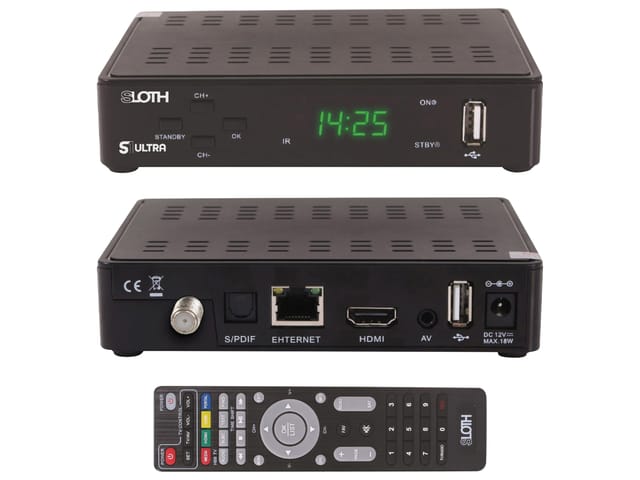 RED OPTICUM SAT-Receiver Sloth S1 Ultra