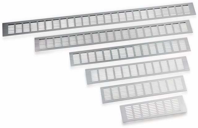 Lüftungsgitter aus Aluminium 30x8 cm
