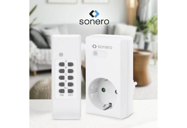 SONERO Funksteckdosen-Set S-RCS204, Indoor