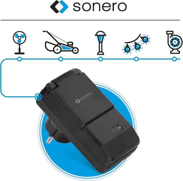 SONERO Funksteckdosen-Set S-RCS301, Outdoor