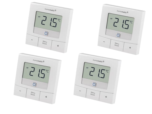 HOMEMATIC IP Smart Home 154666A0, Wandthermostat basic, 4 Stück