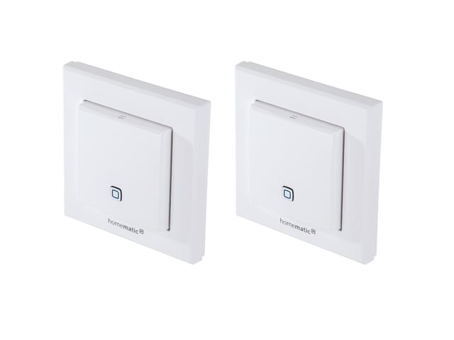 HOMEMATIC IP Smart Home 150181A0, Temp. und Luftfeucht. Sensor, 2 Stück