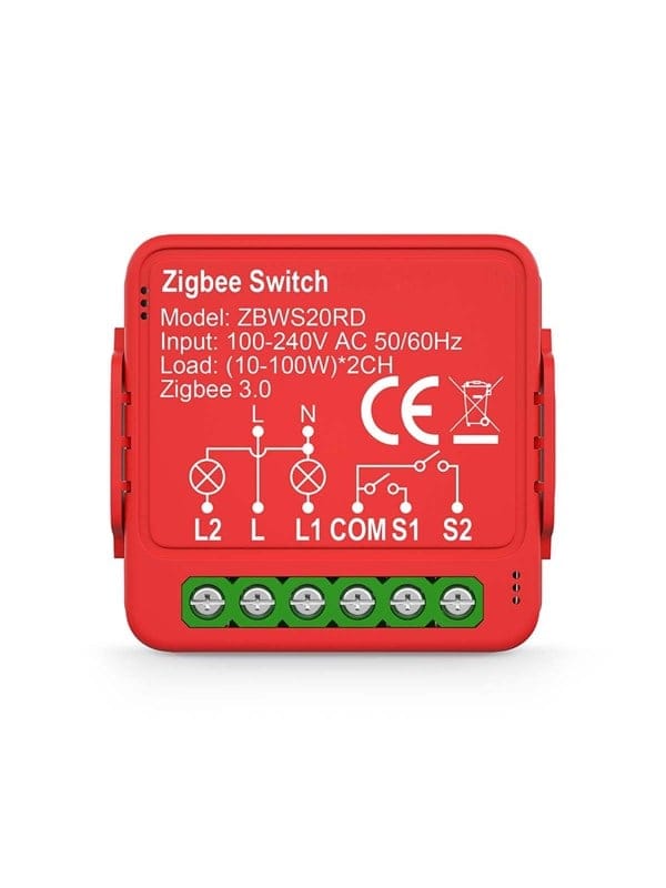 NEDIS Power Switch SmartLife, Einbaumodul, Doppelter Schalter