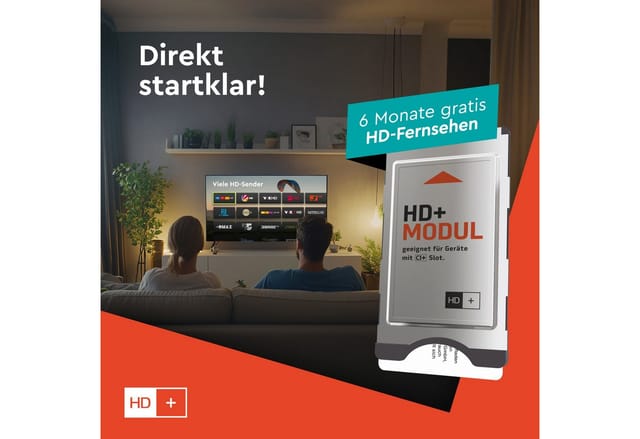 HDPLUS Modul mit Karte, 6 Monate, für Sat-Empfang