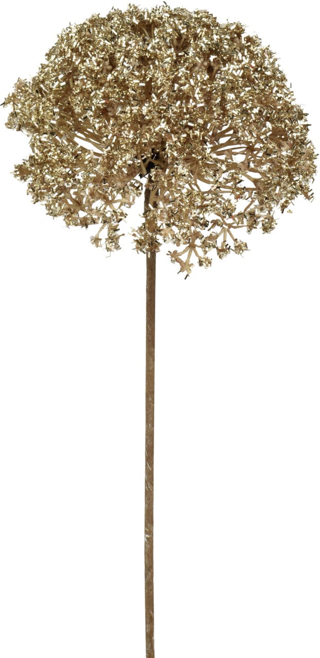 Everlands Weihnachtsdeko Blume Ø 17 x 58 cm champagner